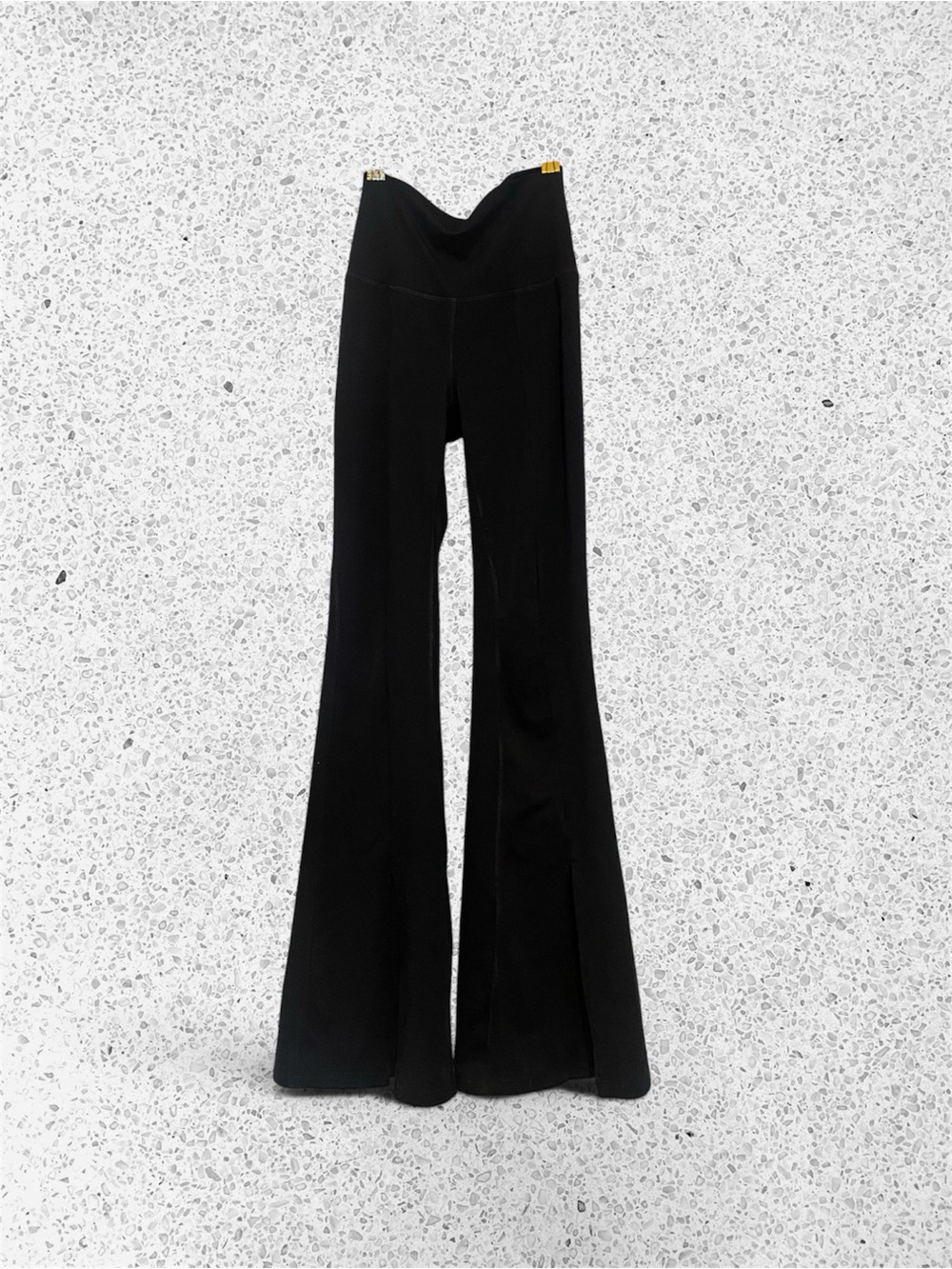 Yogalicious Black High-Waist Flared Leggings